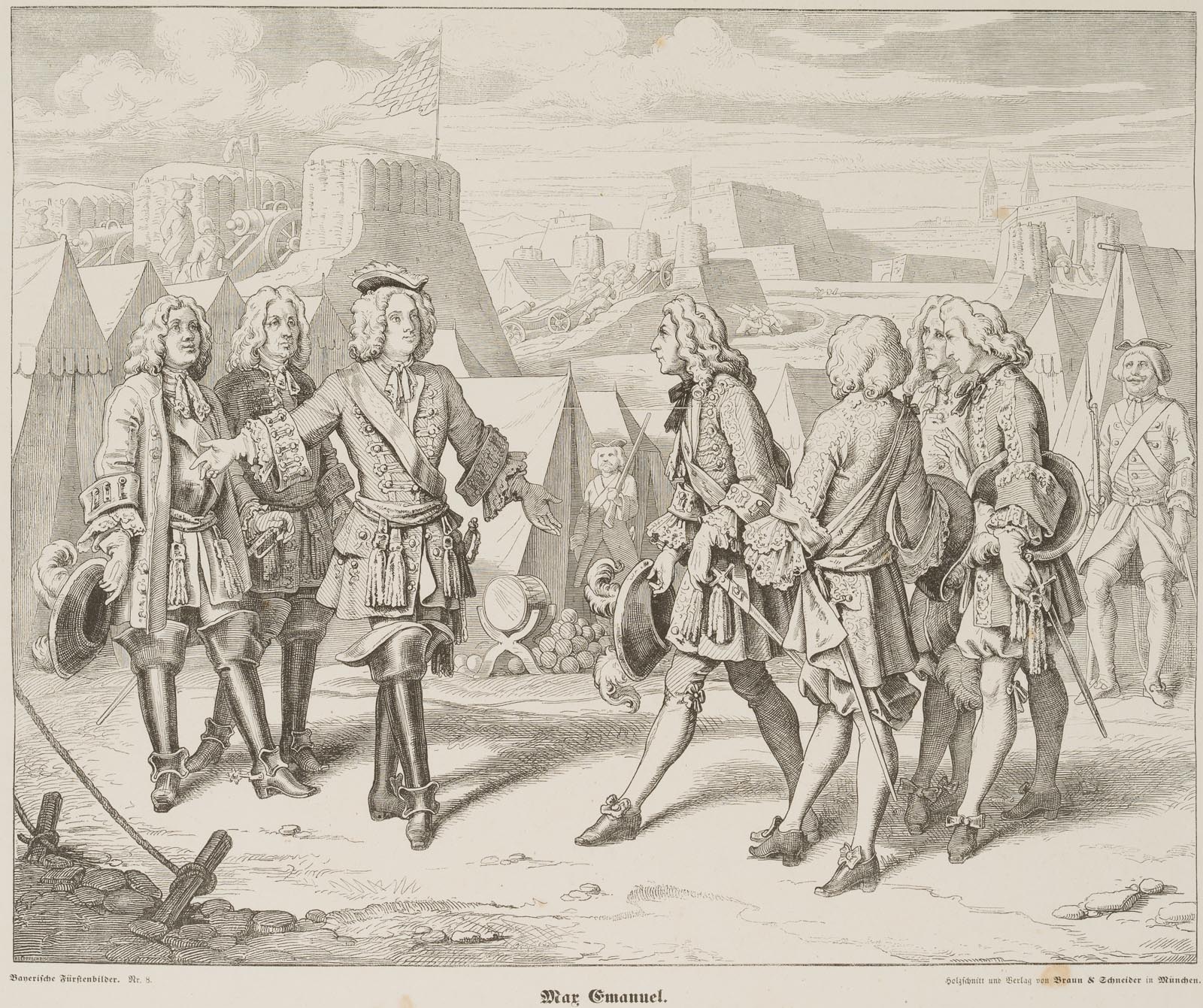 Maximilian II. im Feldlager