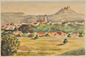 Ausblick vom Main auf Würzburg