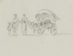Skizzen vom Gardasee, Bauernfamilie
