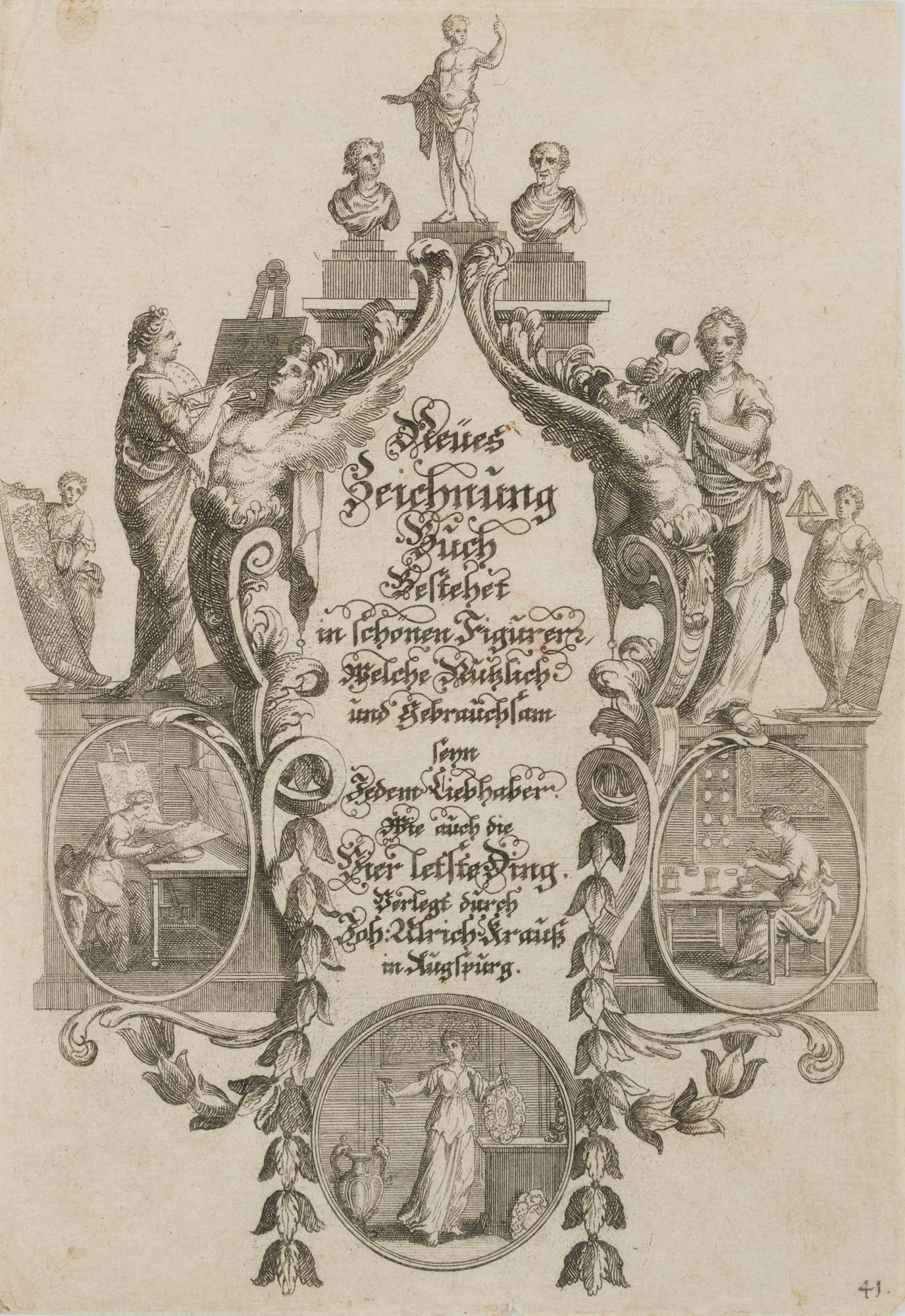 Titelblatt 'Neues Zeichnung Buch'