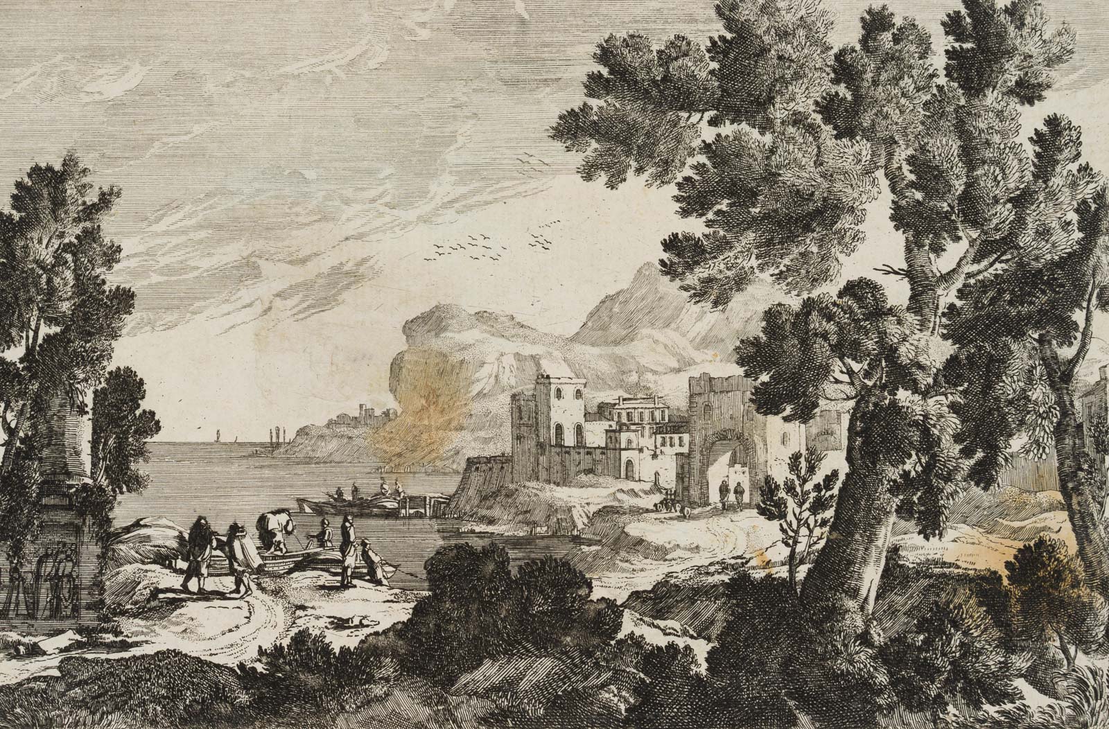 Vor den Toren einer Stadt am Meer