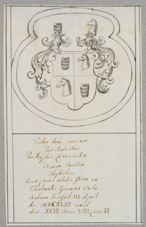 Epitaph mit Stybich-Wappen, Heraldik
