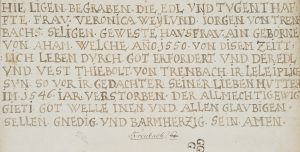 Epitaph Ehepaar von Trenbach