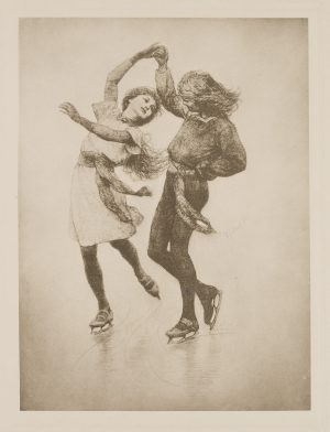 Schlittschuhläufer
