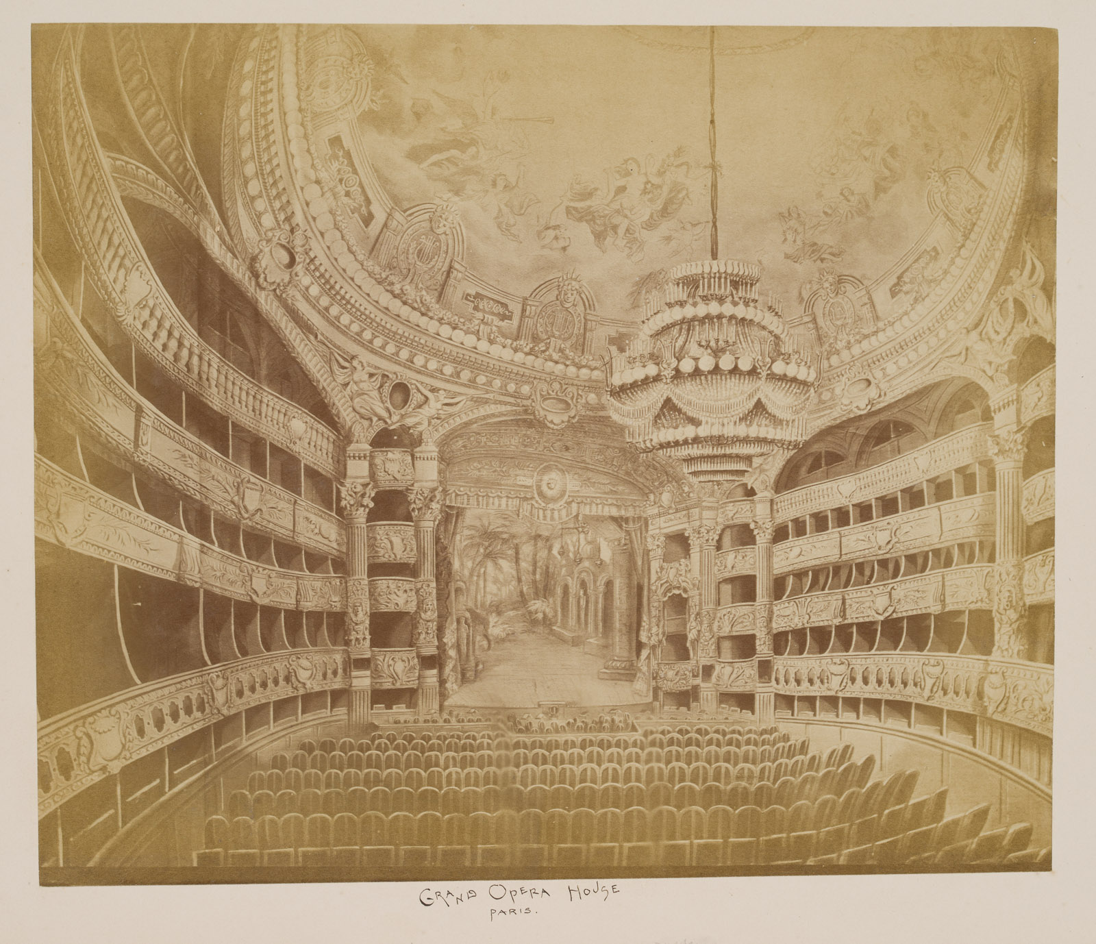 Zuschauerraum im Opernhaus, Paris