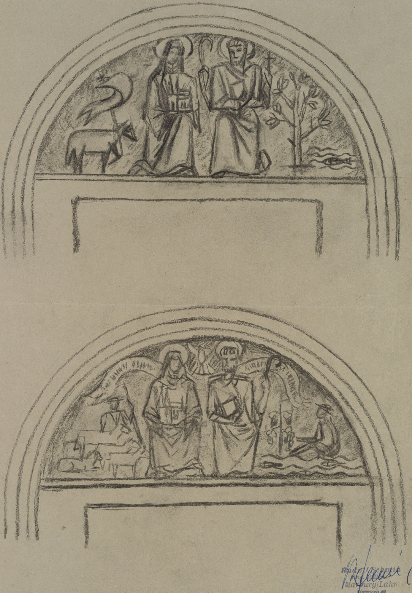 Portale mit figürlichem Dekor