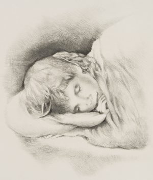 Schlafendes Mädchen