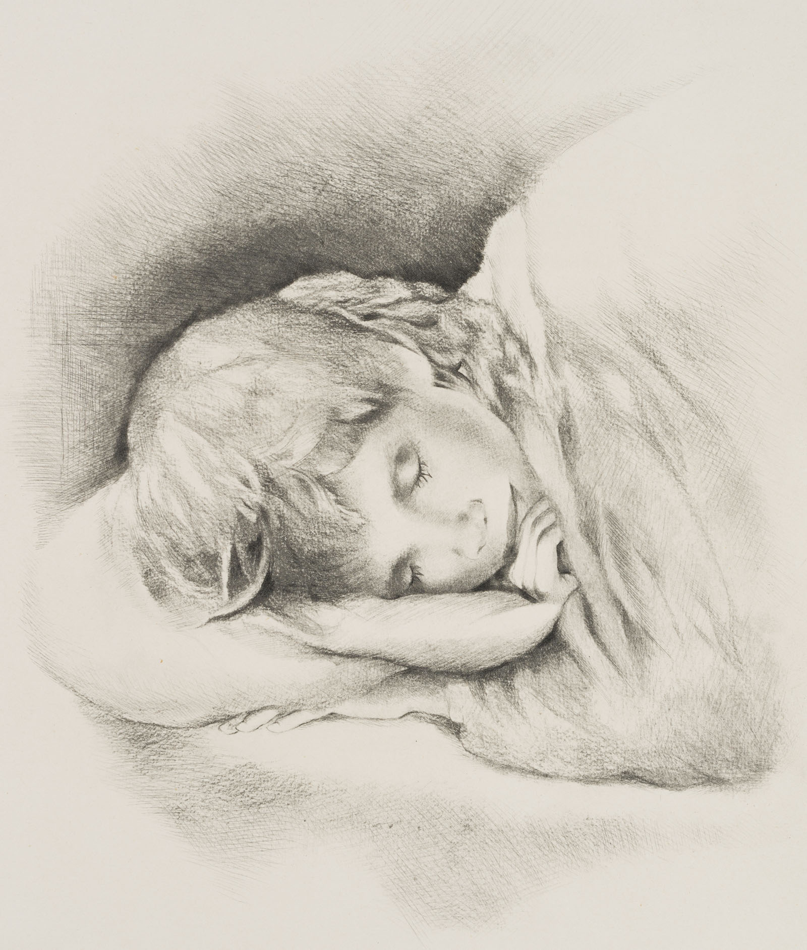 Schlafendes Mädchen