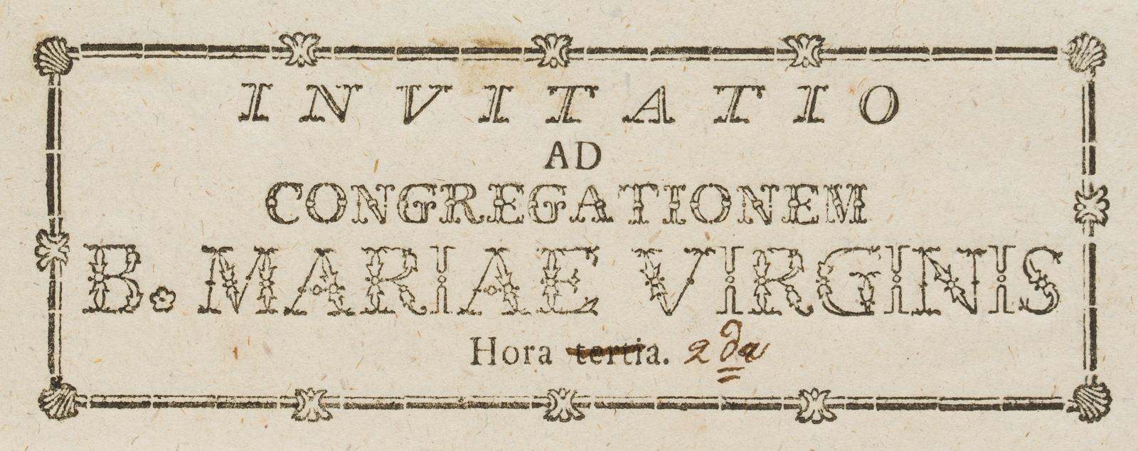 Invitatio ad Congregationem