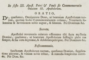 Oratio, Kollektengebet, Gottesdienst
