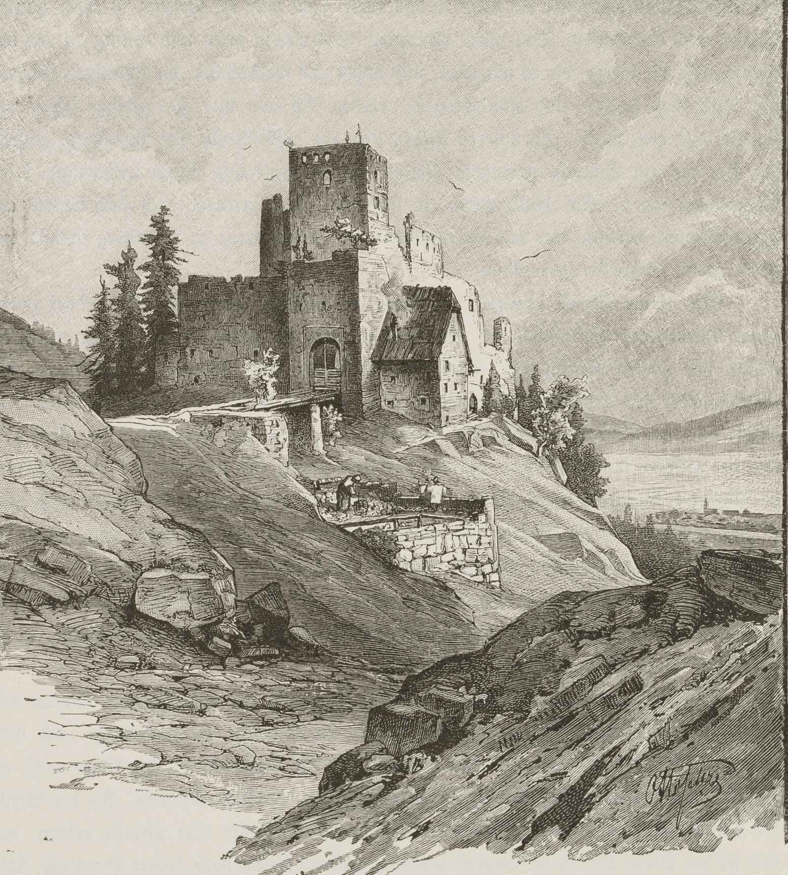 Ruine Lichtenegg bei Wartberg, Bayern