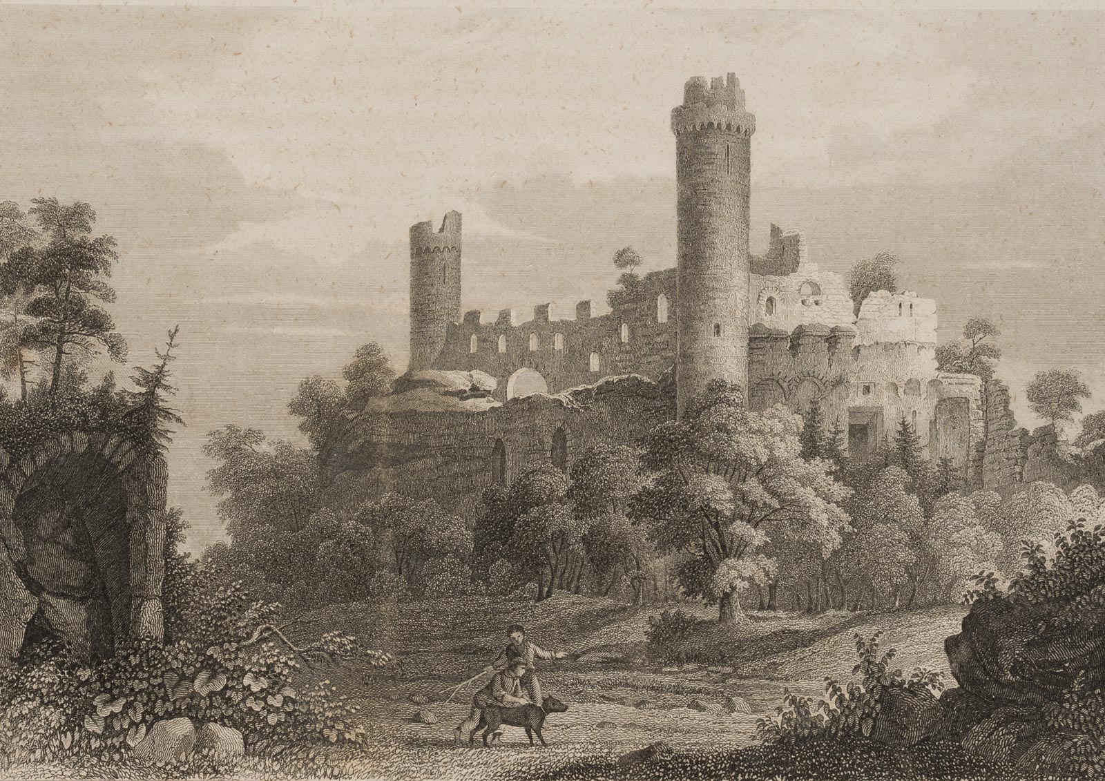 Burgruine Auersberg, Bergstraße