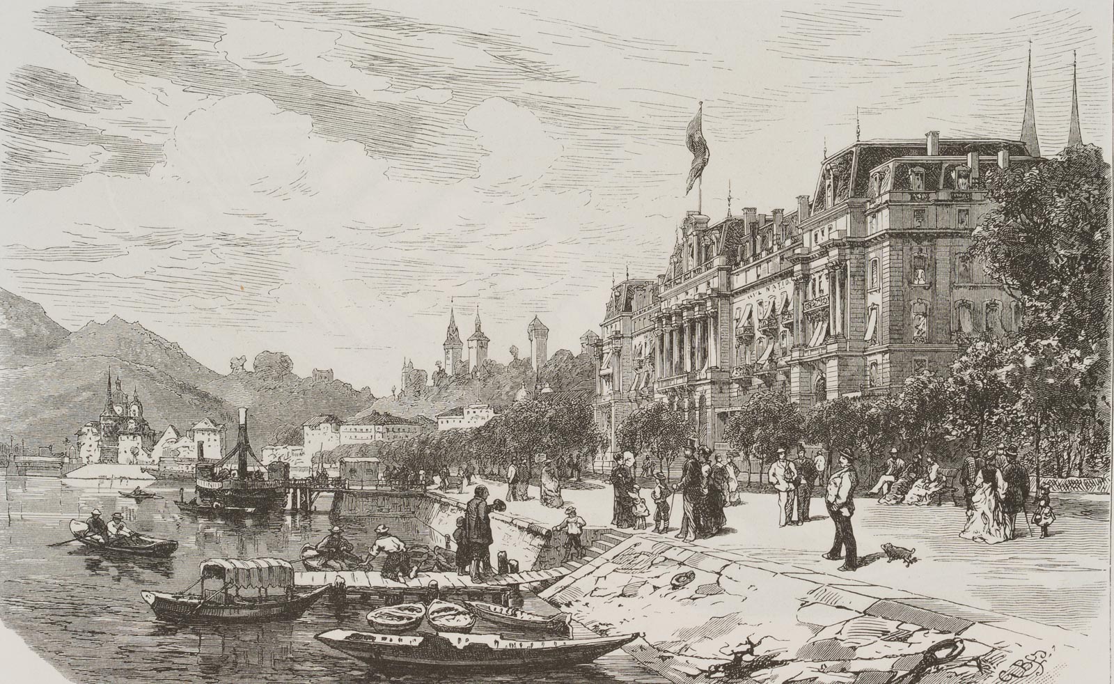 Hotel National, Luzern, Schweiz