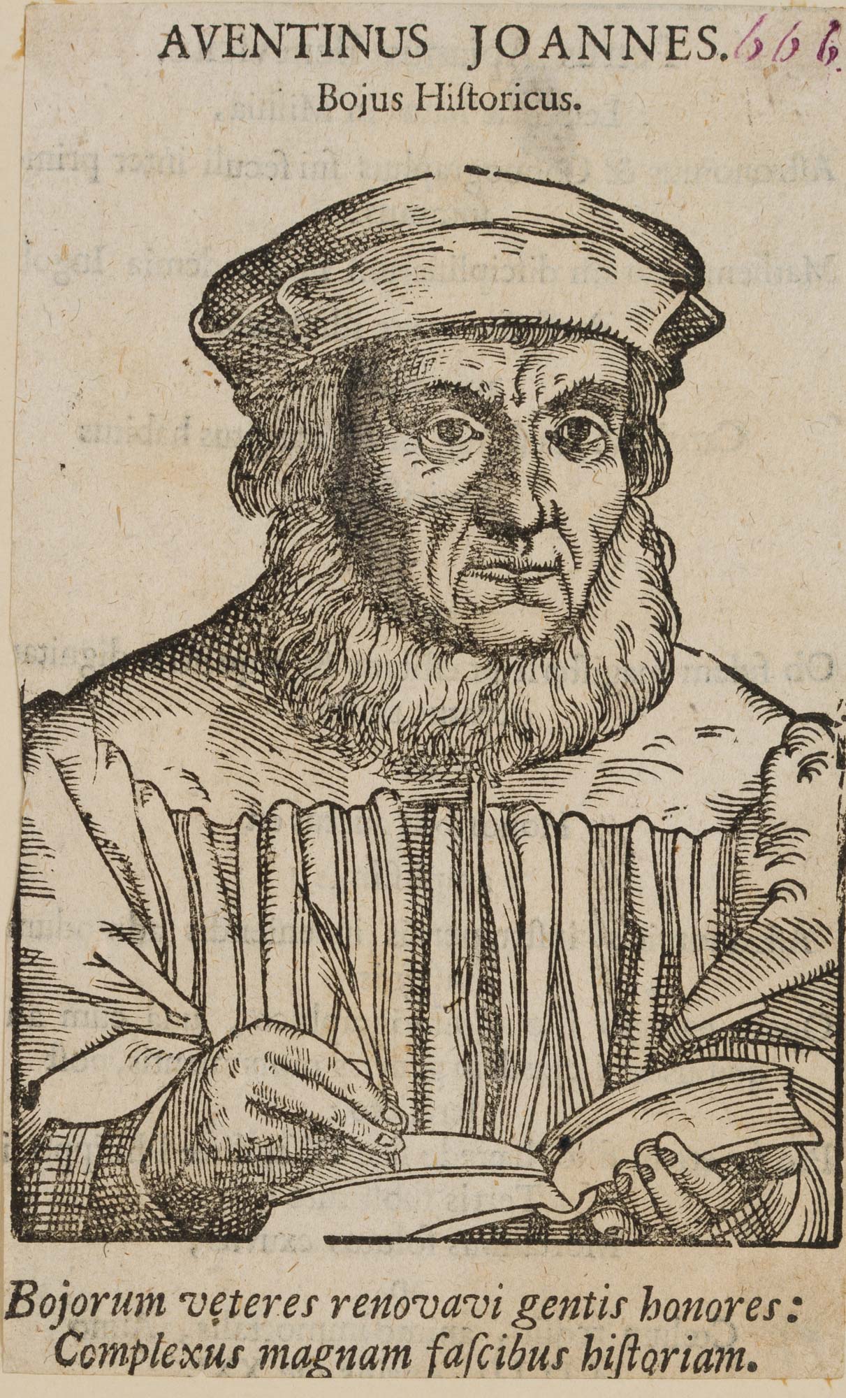 Bildnis des Johannes Aventinus