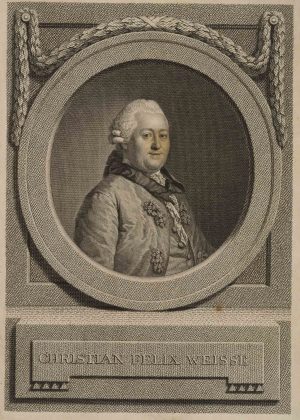 Porträt von Christian Felix Weisse