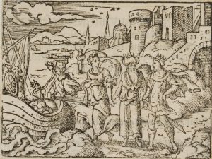 Bibel, Königsfamilie mit Schiff