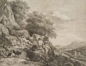 Bukolische Szene mit jungem Jupiter