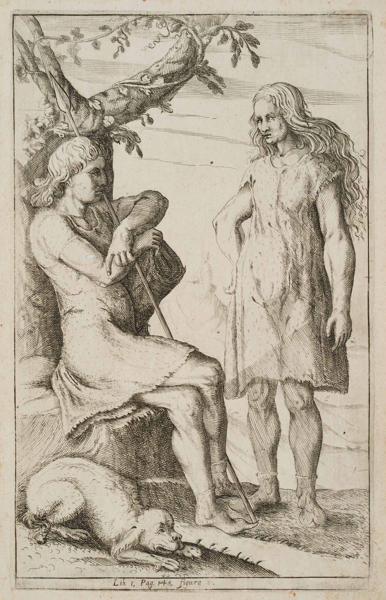 Germaniae Antiquae, Rastende Germaninnen