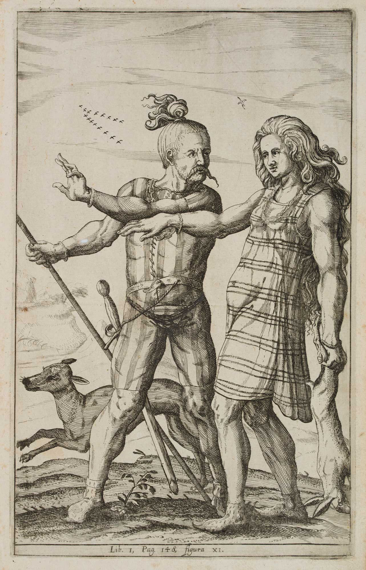 Germaniae Antiquae, Hasenjagd