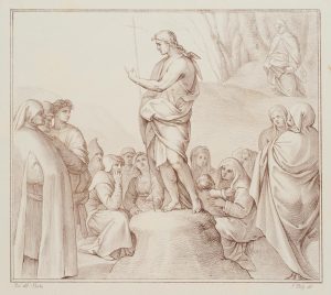 Johannes der Täufer predigt
