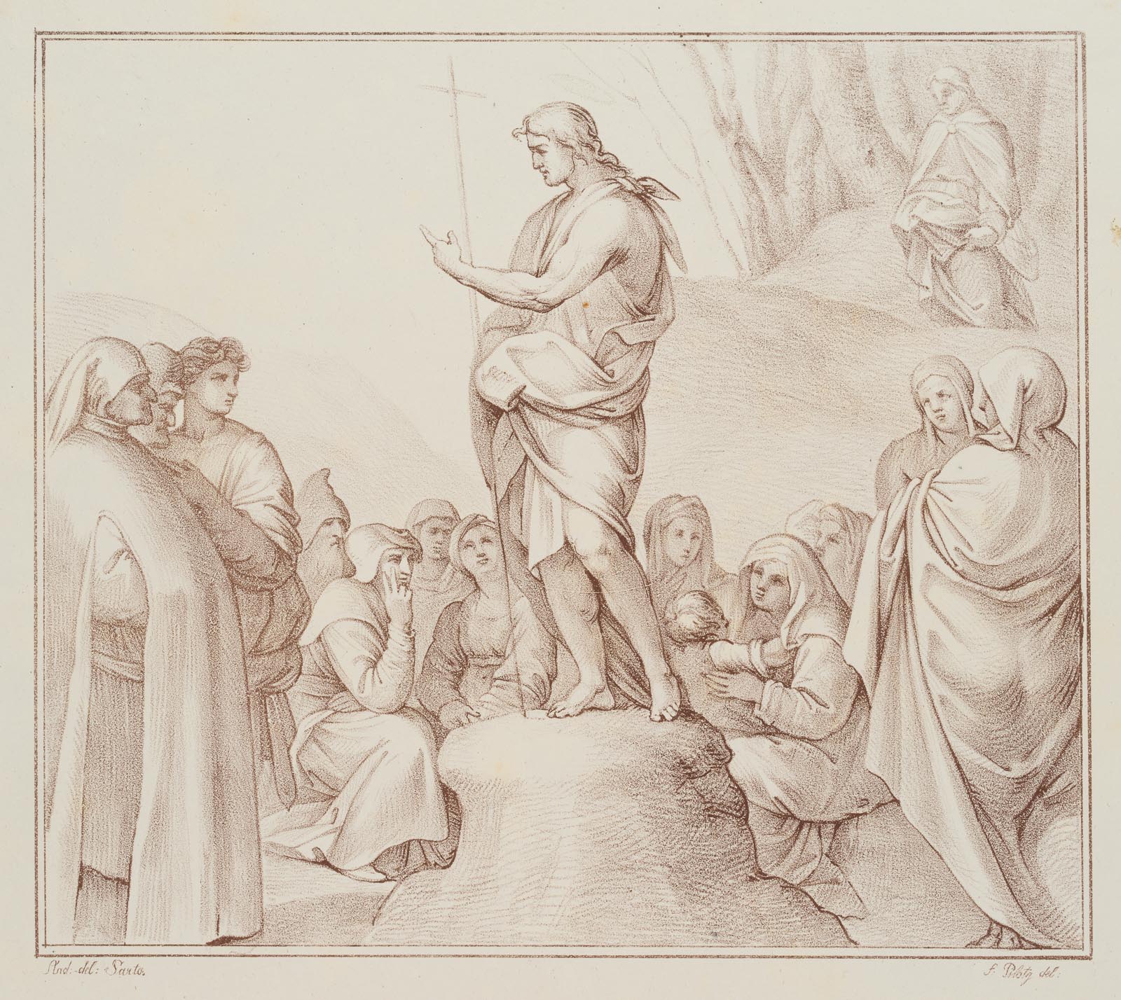 Johannes der Täufer predigt