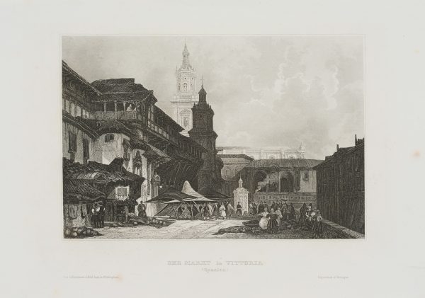 Aus der Sammlung „Spanien — Licht des Südens": Der Markt in Vittoria, Spanien