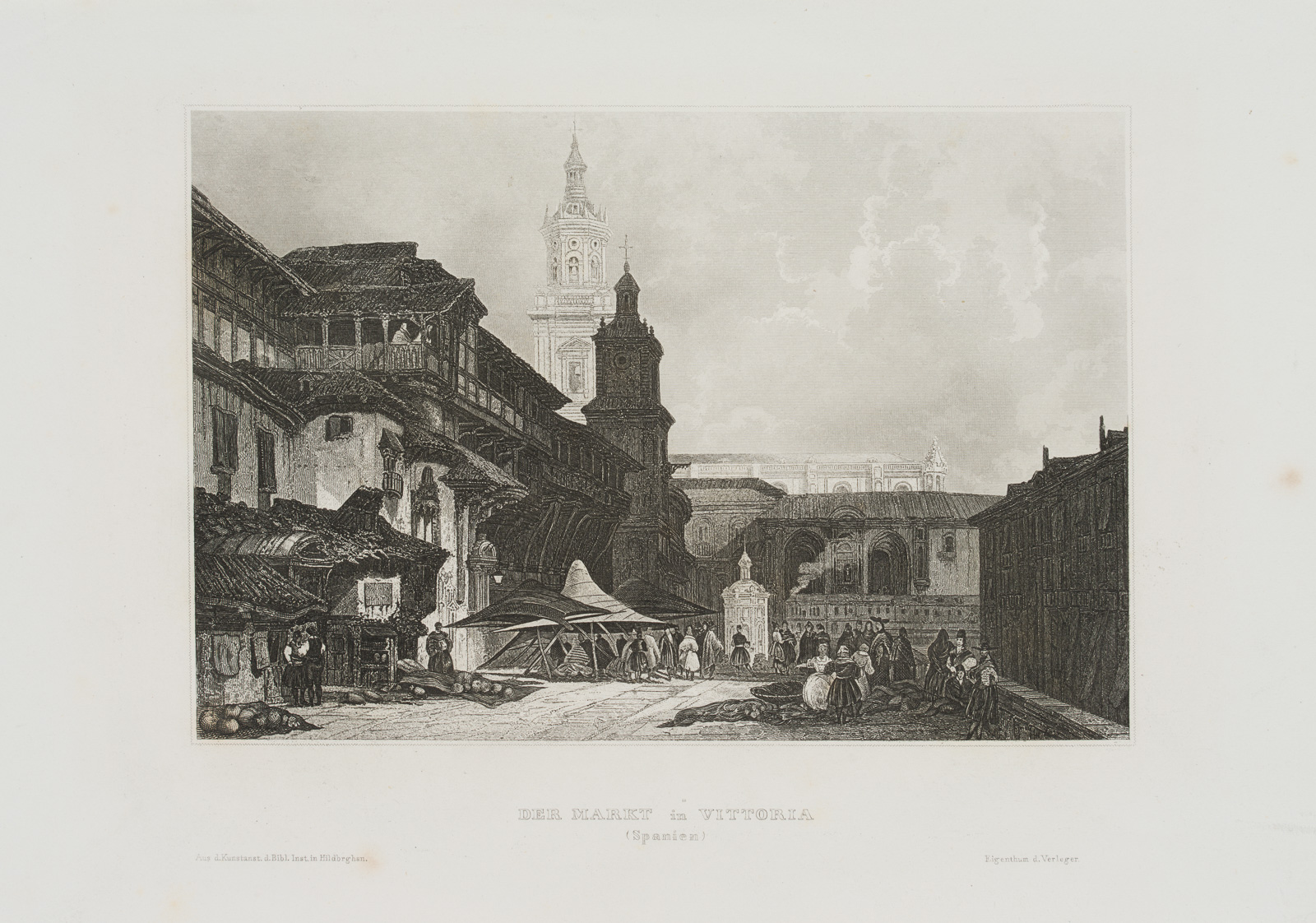 Der Markt in Vittoria, Spanien