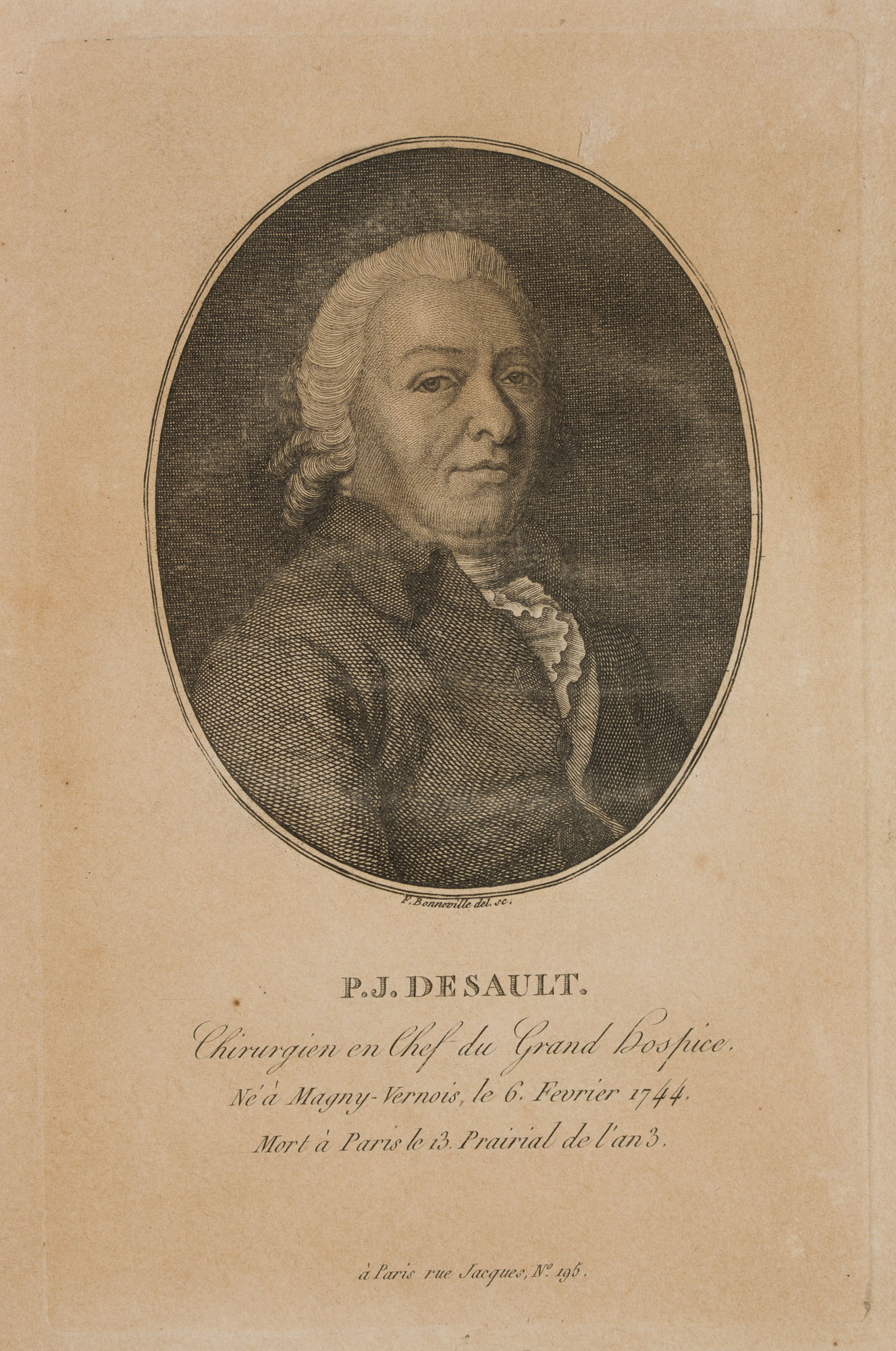 Porträt des Pierre Joseph Desault