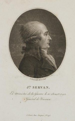 Porträt des J. Servan