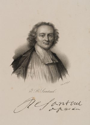 Porträt des Jean Baptiste Santeul