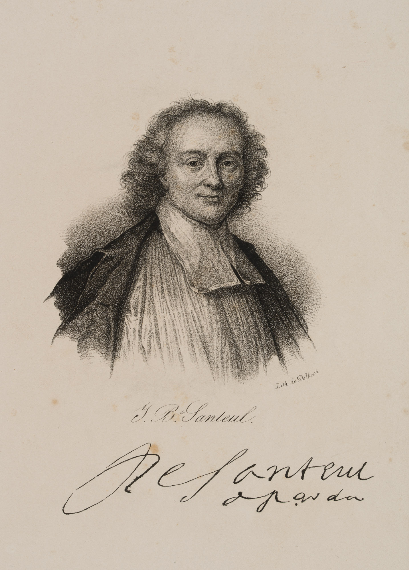 Porträt des Jean Baptiste Santeul