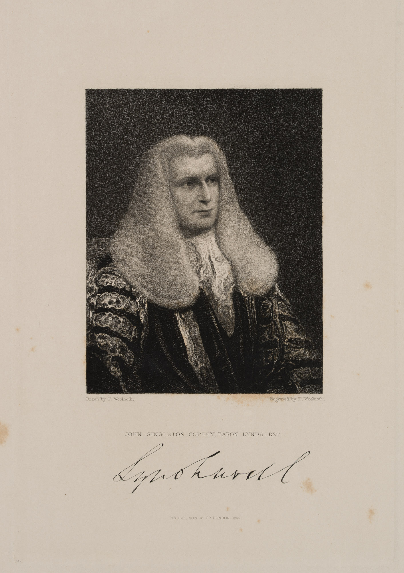 Porträt Baron Lyndhurst