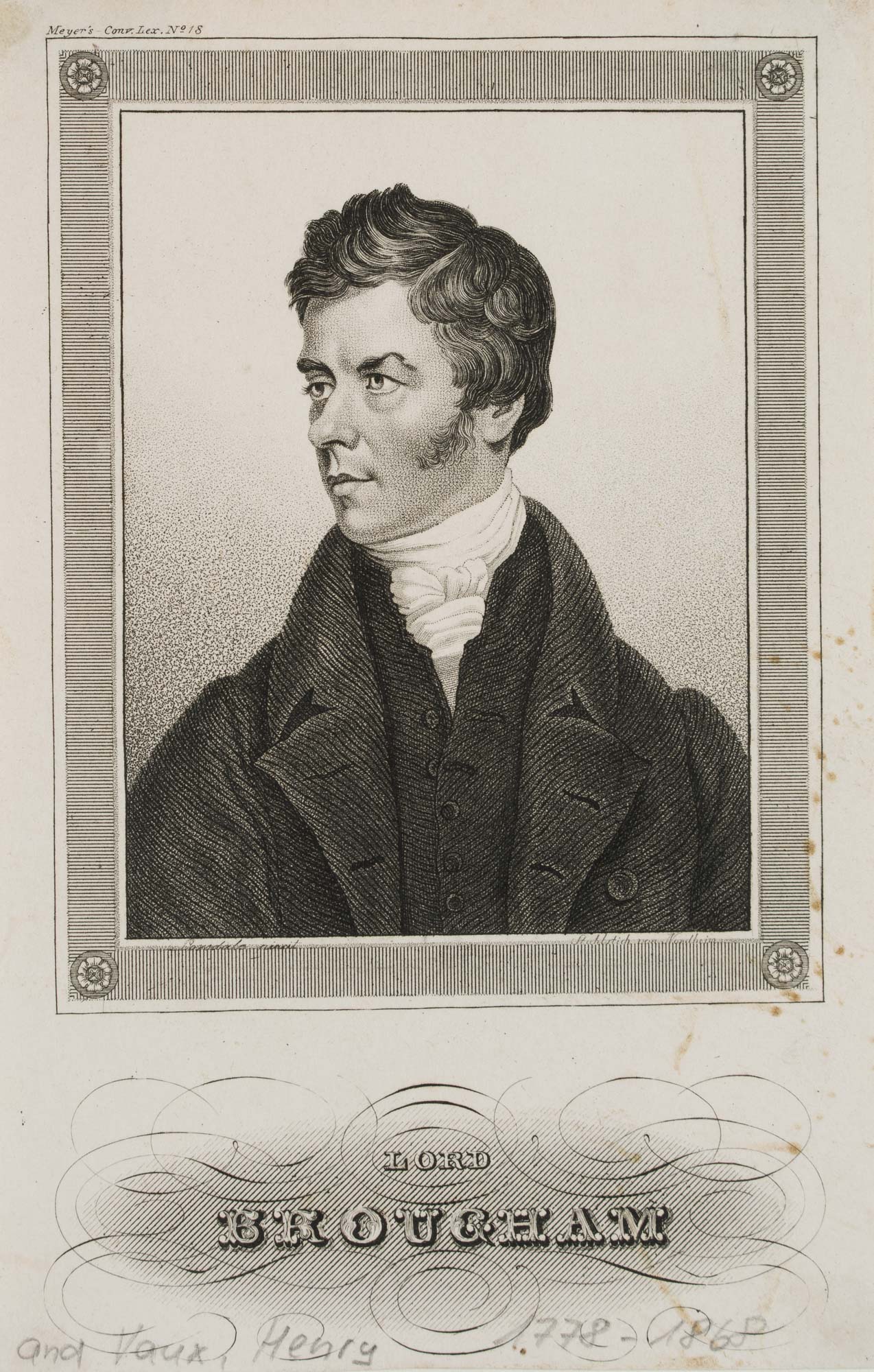 Porträt des Lord Brougham