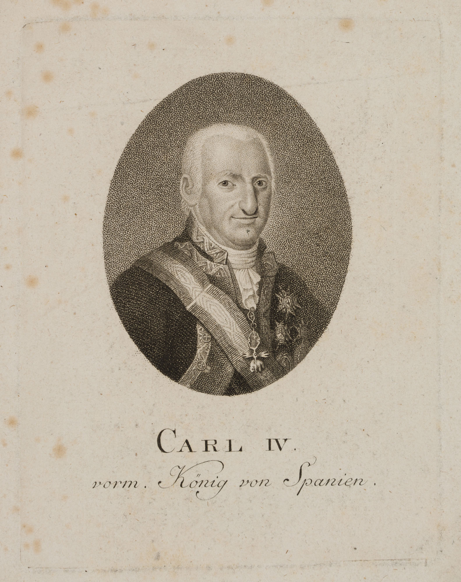 Porträt Carls IV. von Spanien