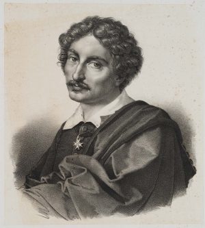 Porträt des Malers Caravaggios