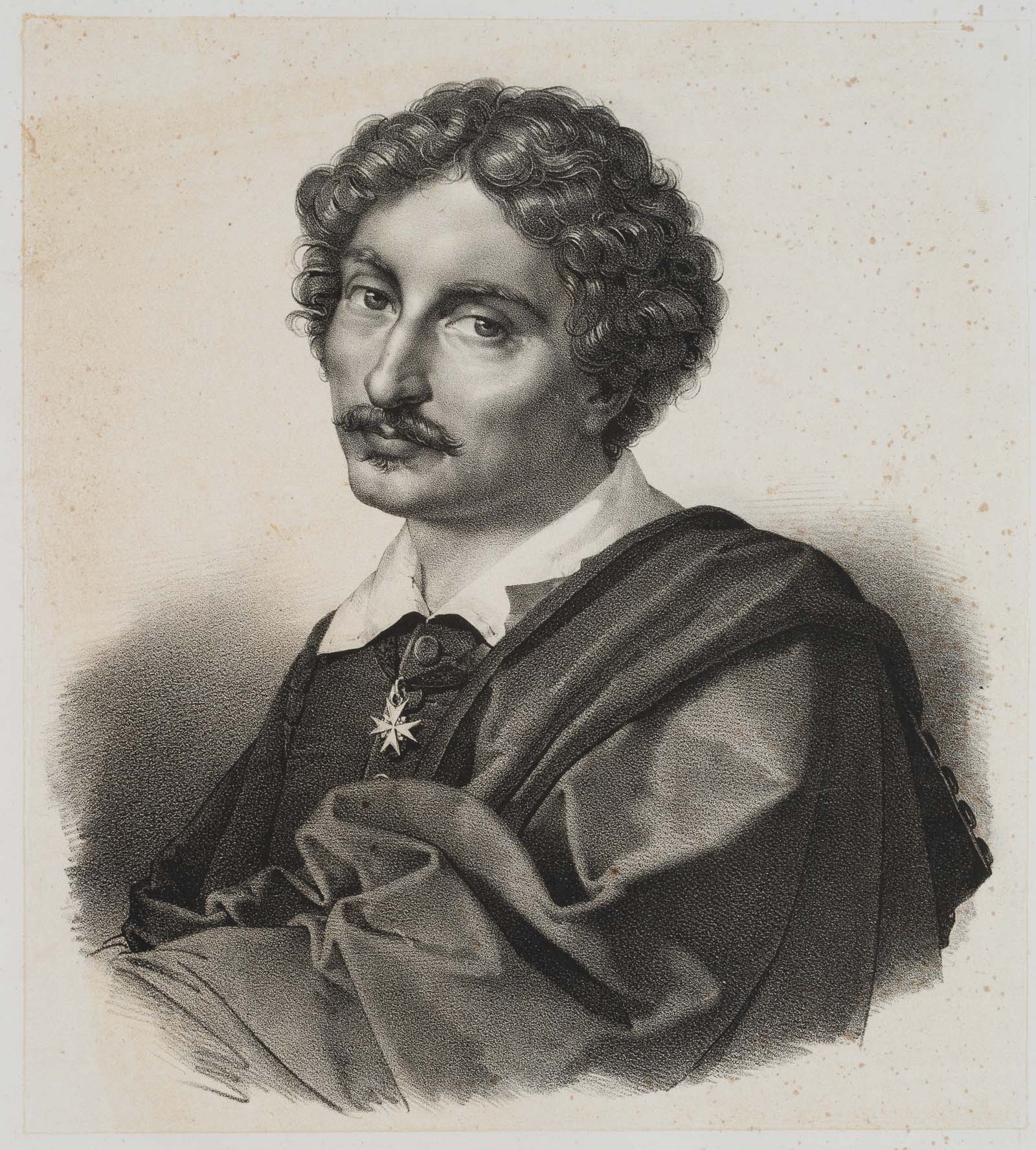 Porträt des Malers Caravaggios
