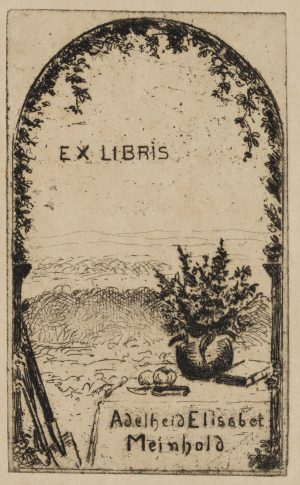 Exlibris Adelheid E. Meinhold