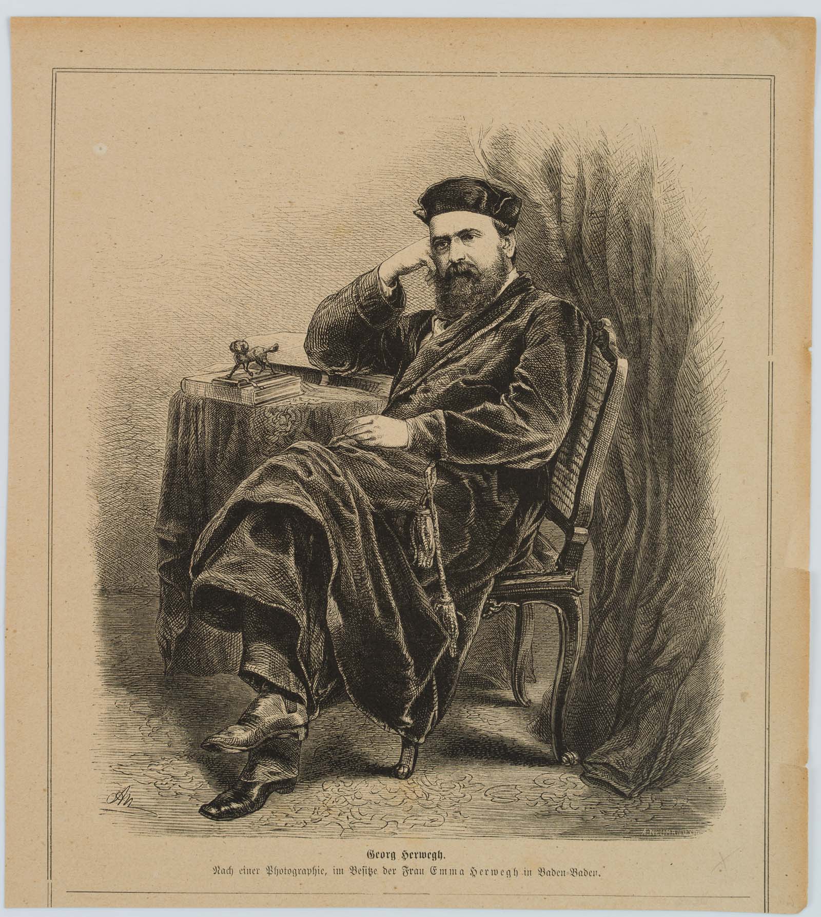 Porträt Georg Herwegh