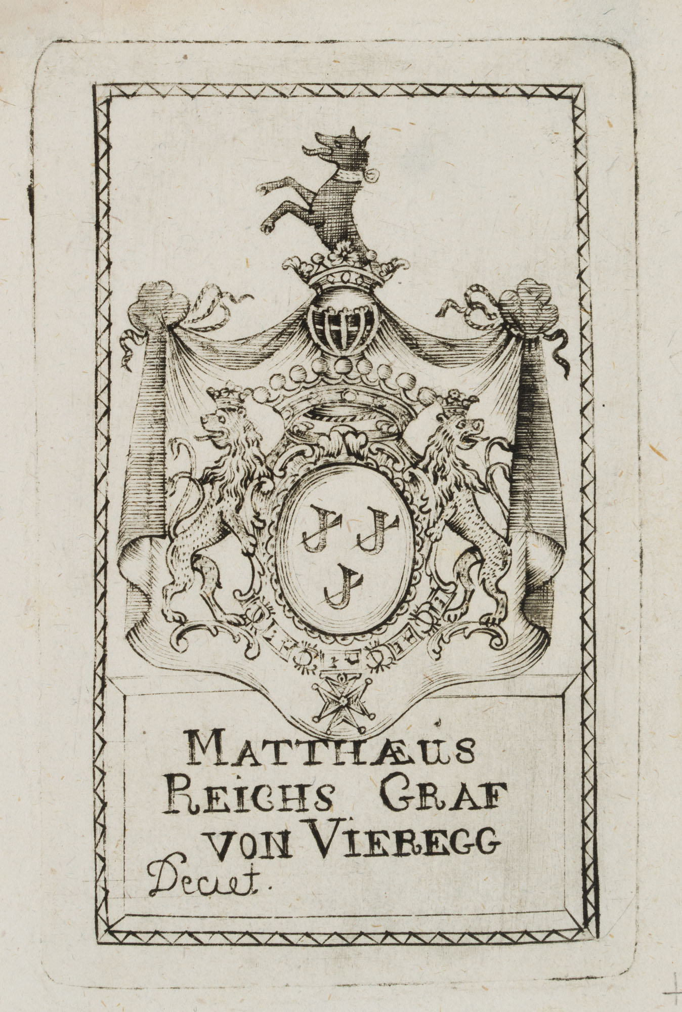 Wappen des Grafen von Vieregg