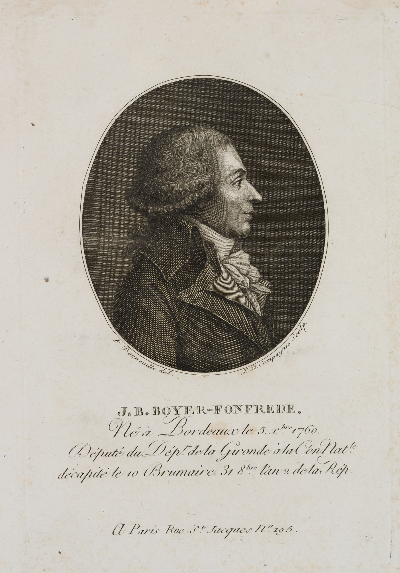 Porträt des J. B. Boyer-Fonfrede