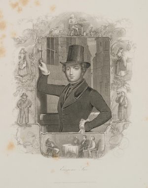 Porträt des Eugène SUE (Paris 1804)