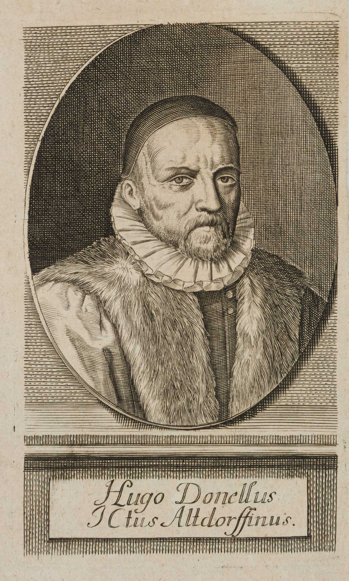 Hugo Donellus, Frontispiz