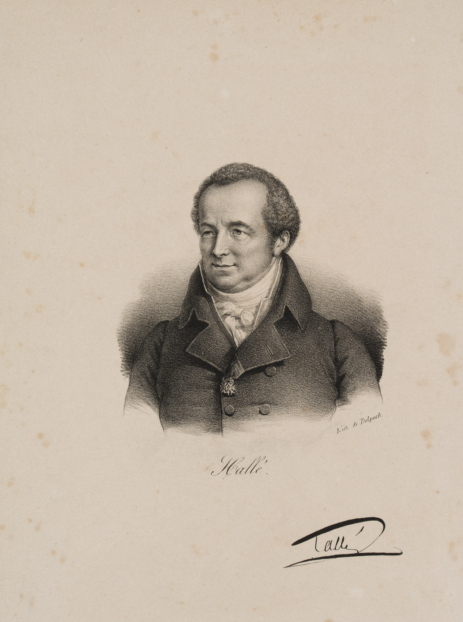 Porträt Jean Noël Hallé (1754 Paris)