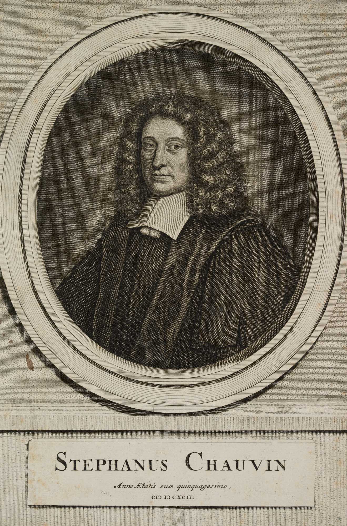 Porträt des Stephanus Chauvin