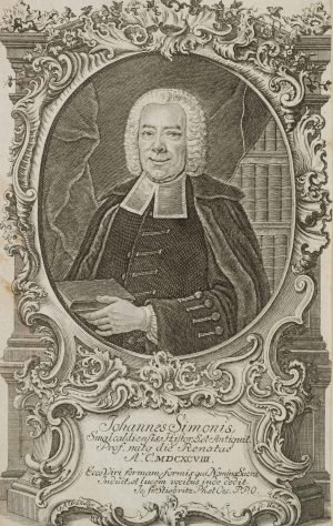 Porträt des Johannes Simonis