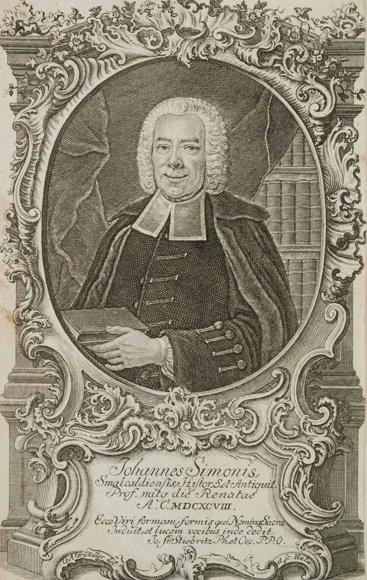 Porträt des Johannes Simonis