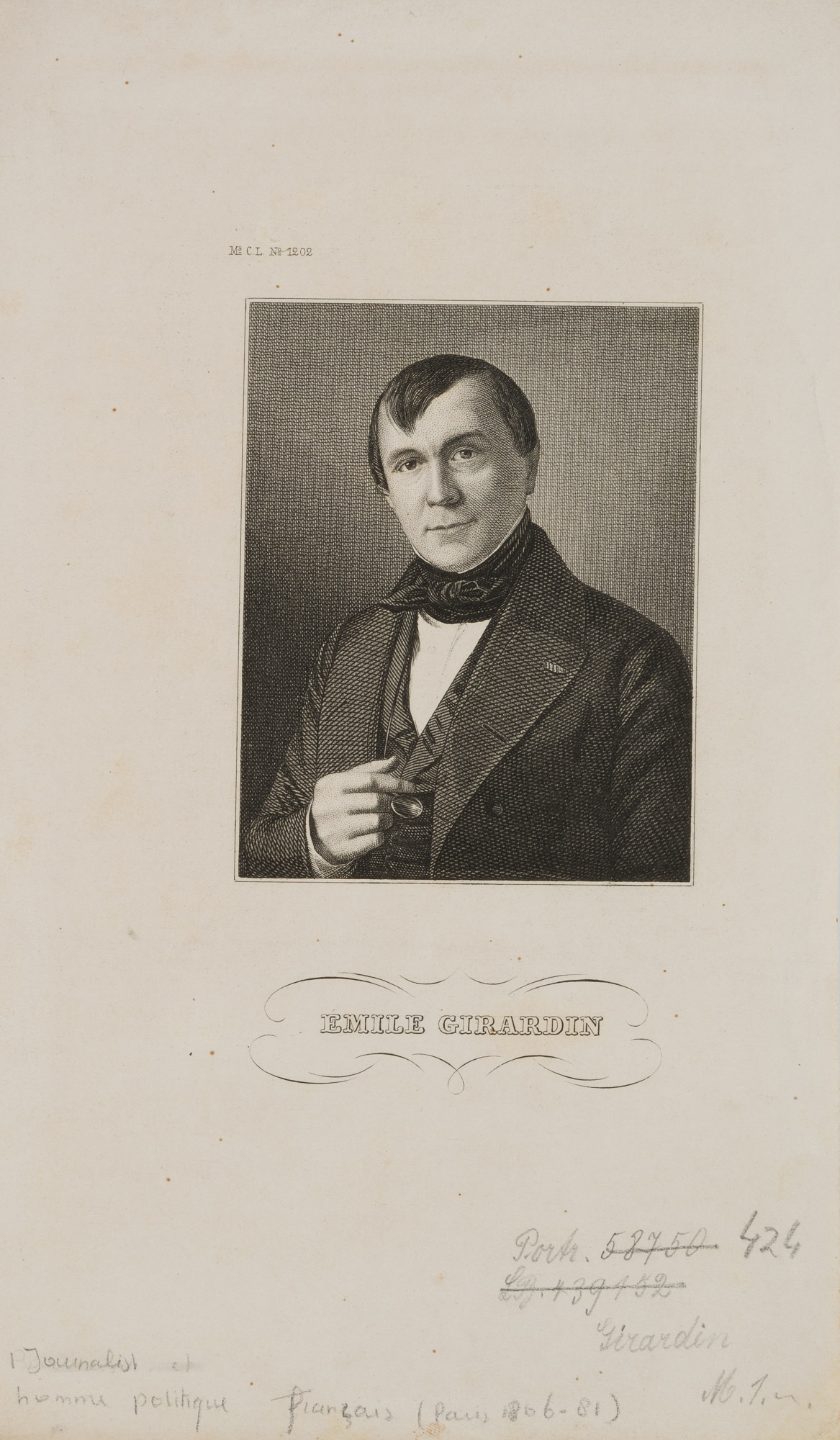 Verleger Émile de Girardin