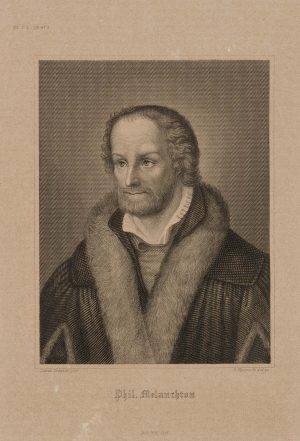 Bildnis d. Reformators Melanchthon