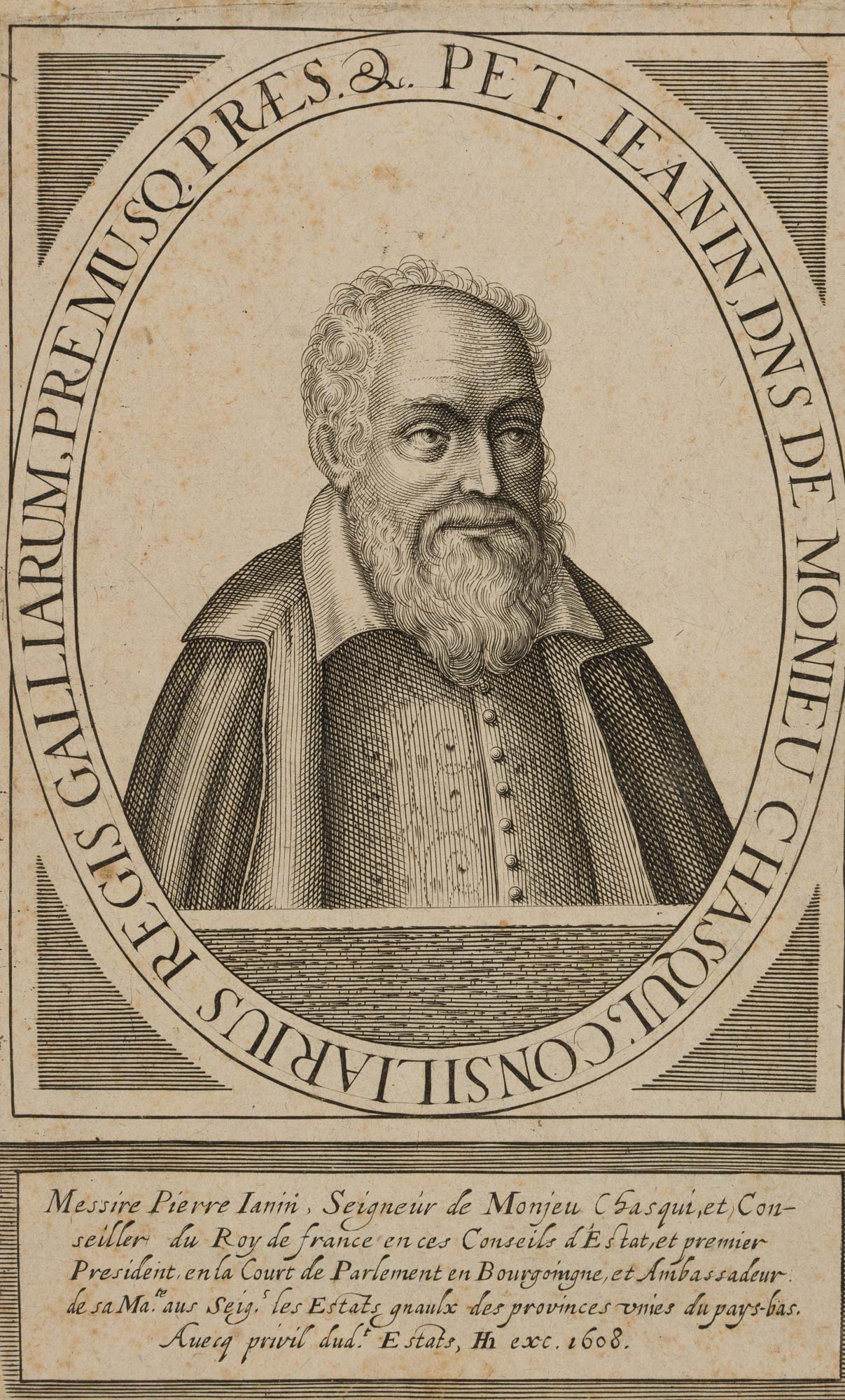 Staatsmann Pierre Jeannin