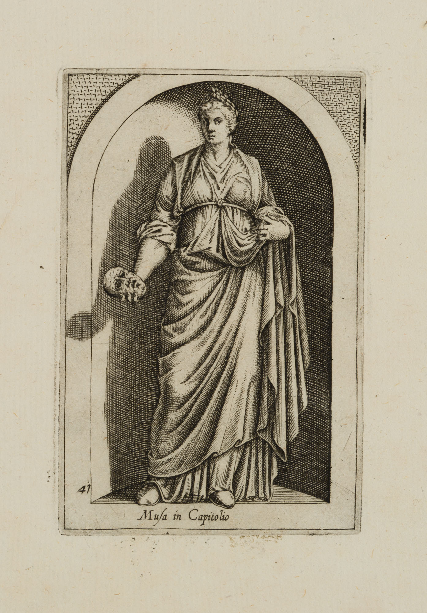 Statue der Muse Thalia